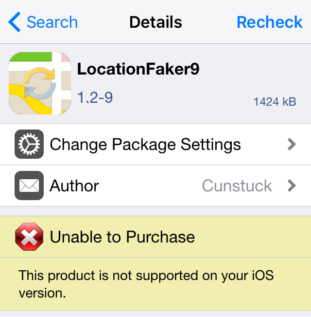 LocationFaker9 not supported