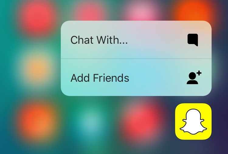 Snapchat 3D Touch image 001