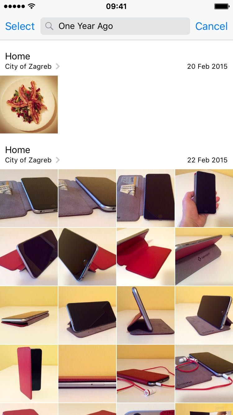 Photos from one year ago