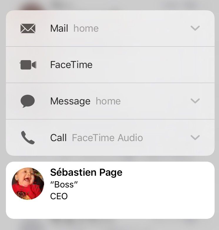 iOS 9 Messages 3D Touch iPHone 6s screenshot 0008