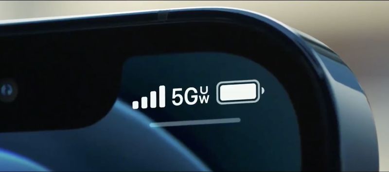 manage 5G iPhone - an iPhone 12 with a 5G UW carrier logo in the status bar