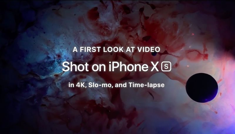 iPhone Xs camera demo