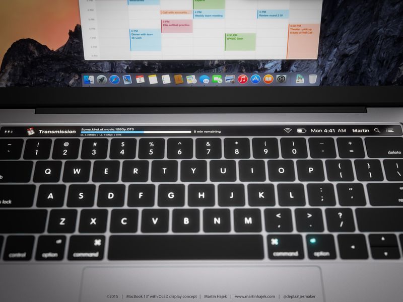 macbook pro oled 4
