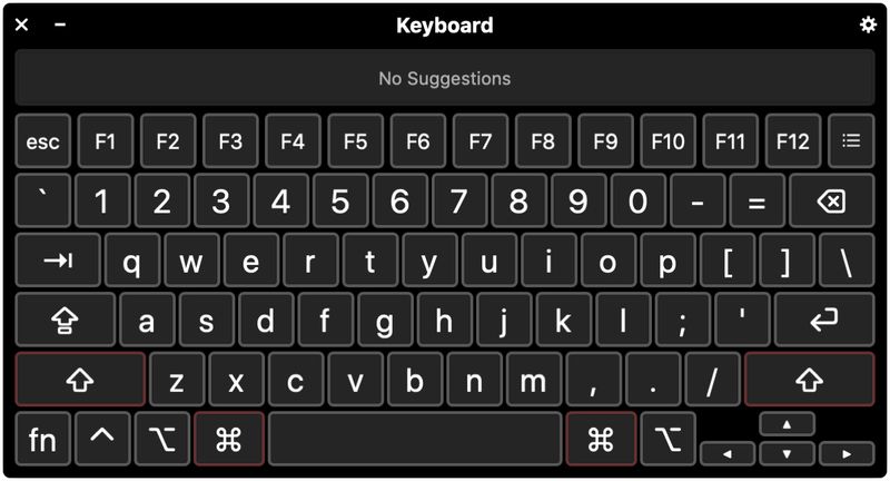 Onscreen Mac Accessibility Keyboard