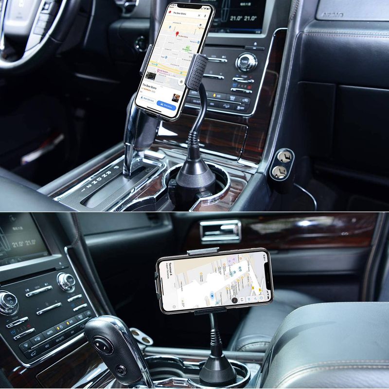 Support de téléphone pour porte-gobelet de voiture Amoner