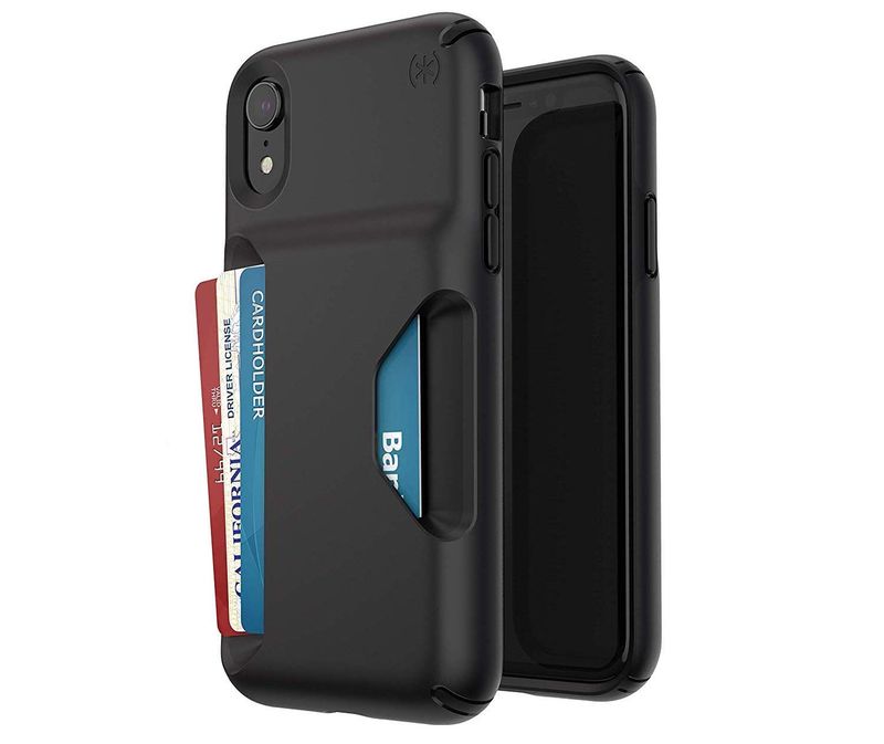 speck presidio noir meilleurs étuis portefeuille pour iPhone XR
