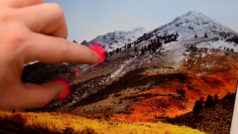 Luna Display supports multitouch Mac gestures