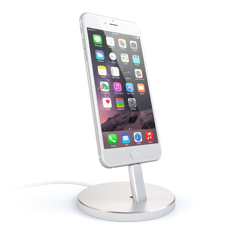 satechi stand iphone silver