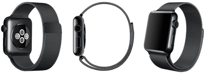 Apple Watch Space Black Milanese Loop image 001