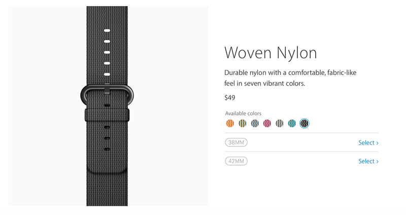 Apple Watch Woven Nylon Bands