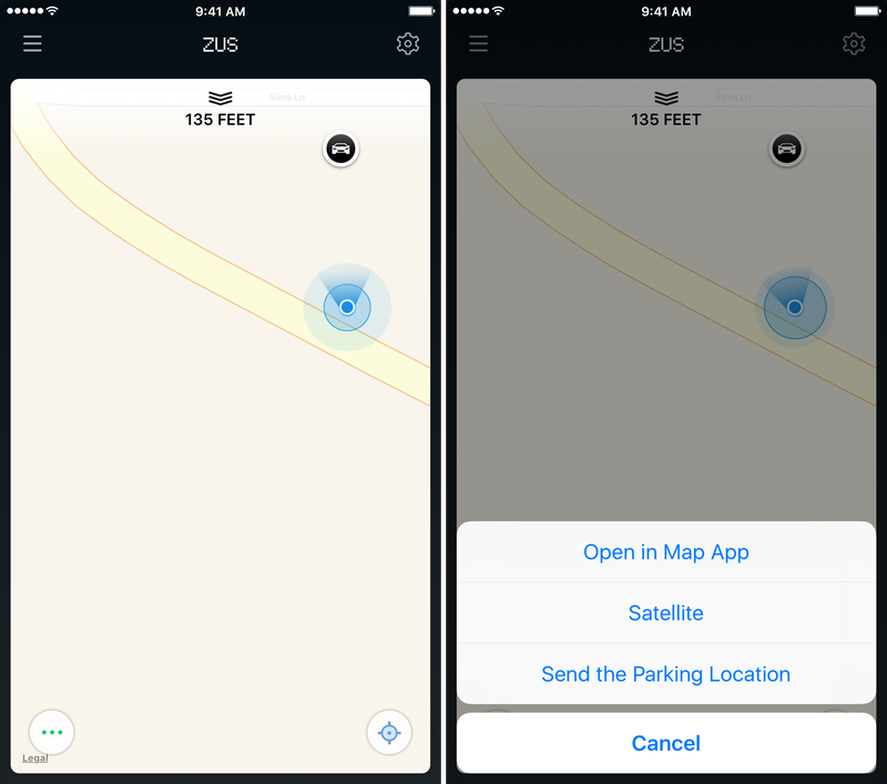 Nonda ZUS Parked Car Tracking