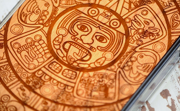Carved Aztec Calendar