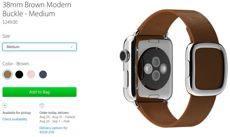 Apple Watch 38mm Modern Buckle web screenshot 001