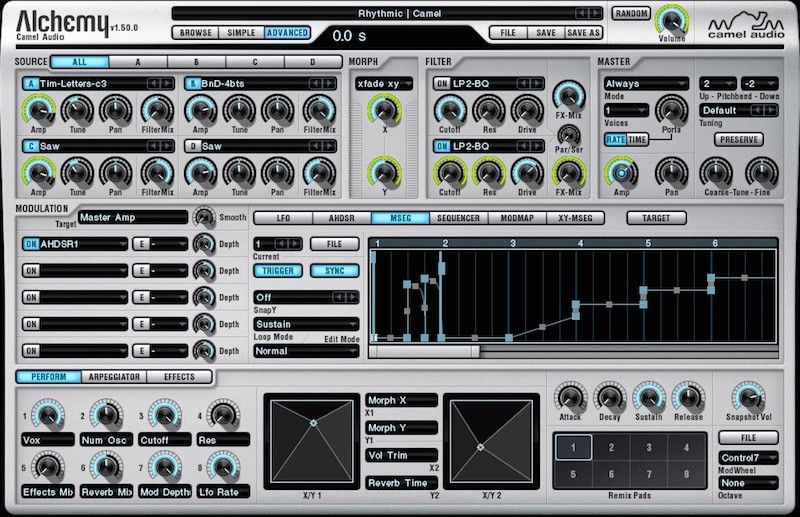 Camel Audio Alchemy app