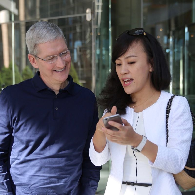 Tim Cook Didi Chuxing Jean Liu image 002