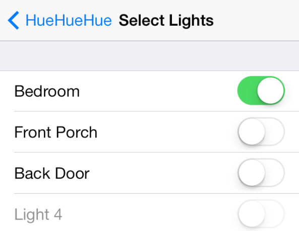HueHueHue Select Lights