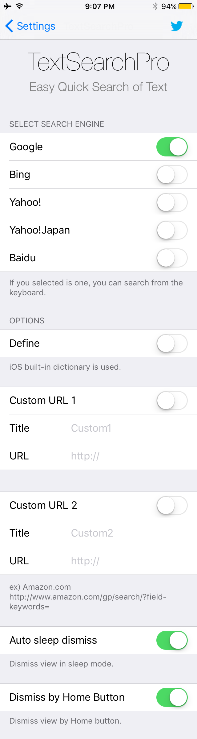 textsearchpro main preferences pane