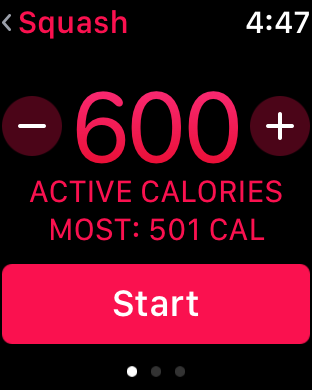 régler les calories regarder l