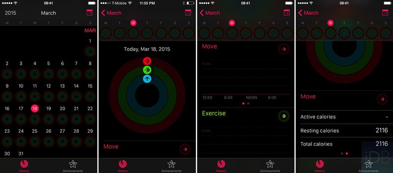 Activity App History