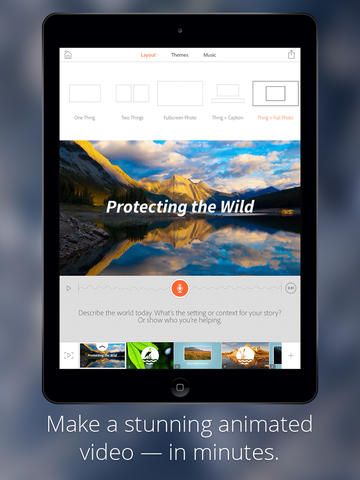Adobe Voice 1.0 for iOS (iPad screenshot 001)