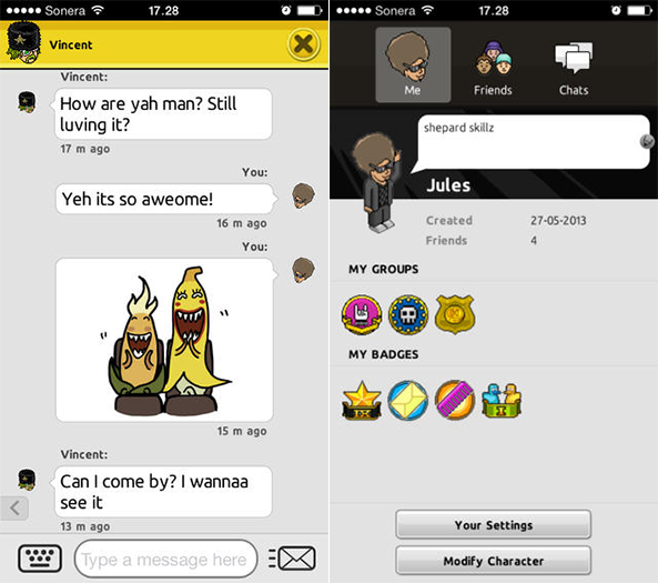 Pocket Habbo screenshot