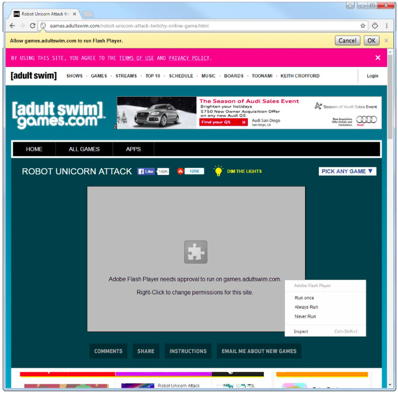 Chrome Flash prompt slide 001