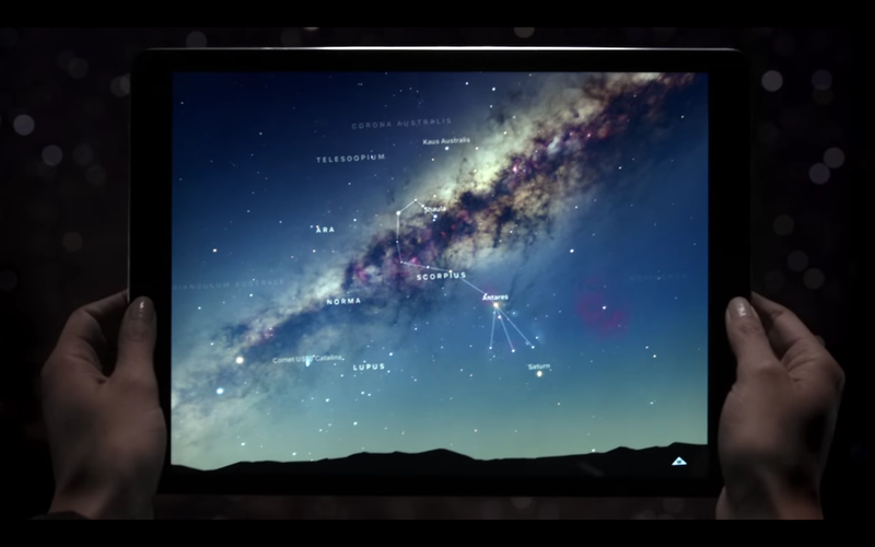A great big universe iPad Pro