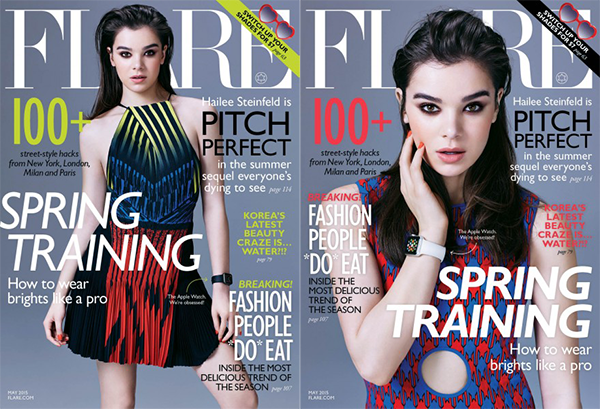 Apple Watch Flare Mat 2015 magazine cover