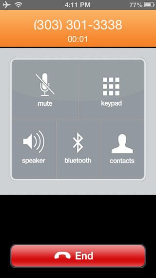 GoGo Text and Talk 1.0 pour iOS (capture d