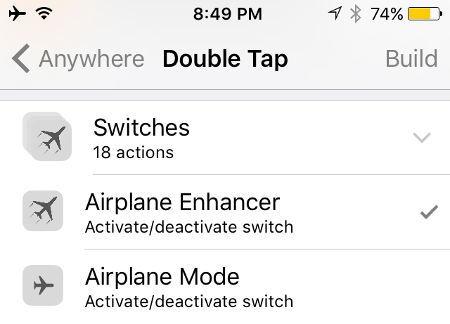 Airplane Enhancer Flipswitch