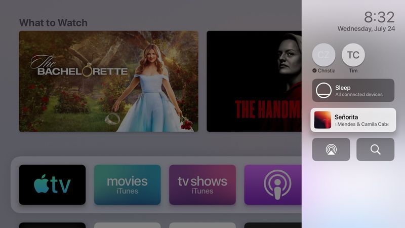 Control Center Apple TV