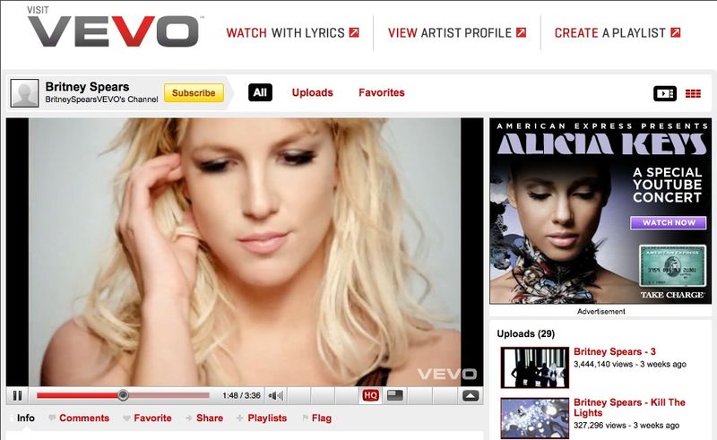 YouTube Vevo (screenshot 001)