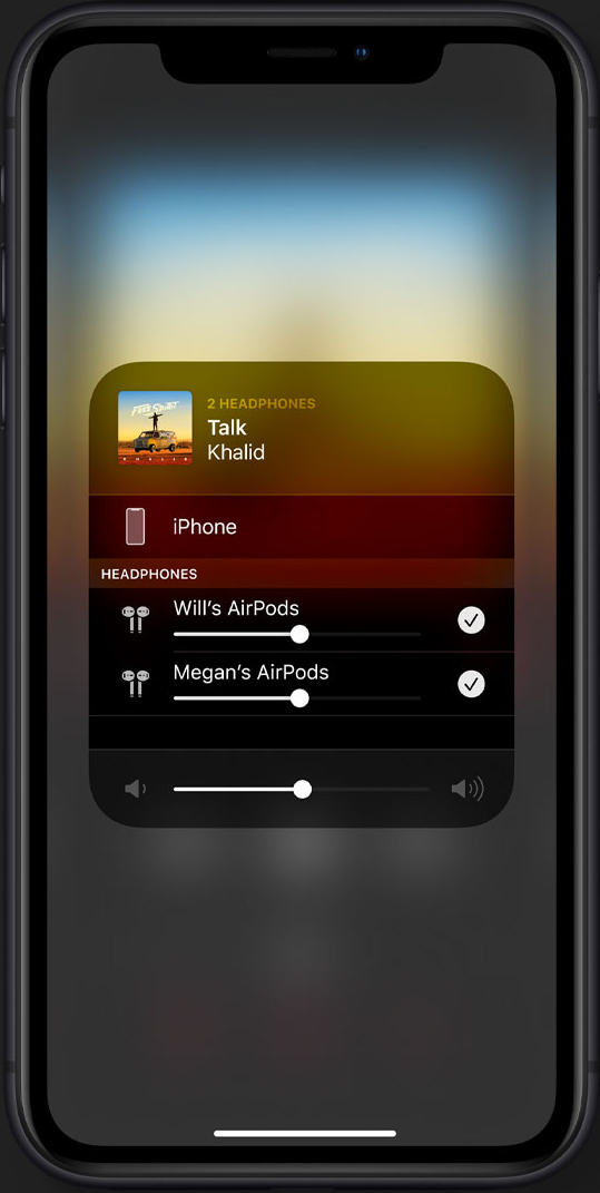 You can pair two AirPods to a single iPhone with iOS 13