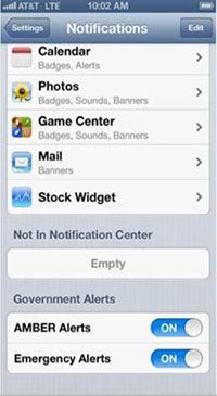 ATT Alerts (iPhone screenshot 001)