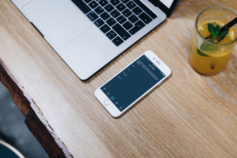 Amazon Echo speaker wake word on iPhone
