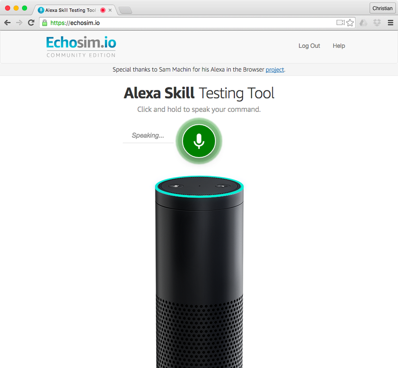 Alexa Simulator web screenshot 002