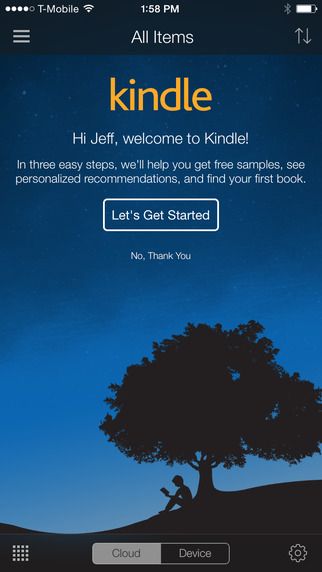 Kindle 4.7 for iOS iPhone screenshot 001