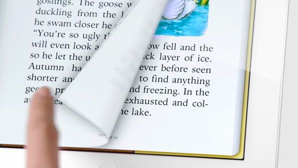 iPad 3 advert (flipping e-book page)