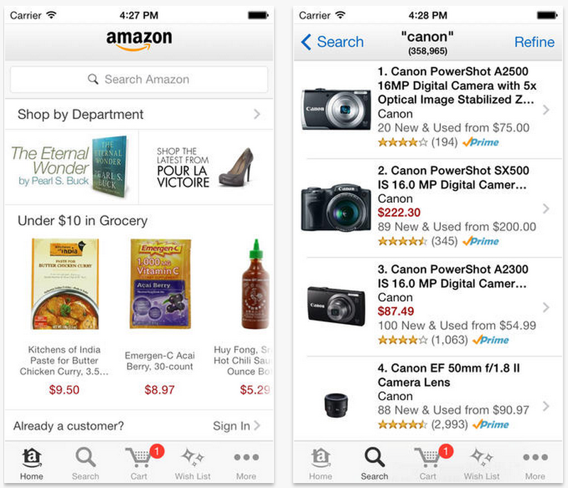 amazon ios 7 2