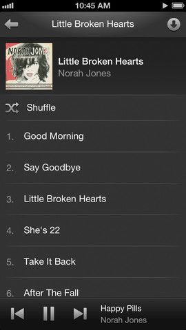 Amazon Cloud Player 2.1 for iOS (iPhone screenshot 003)