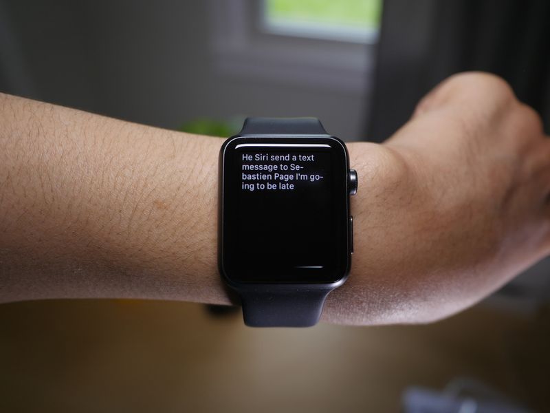 Apple Watch Siri Hands Free 2