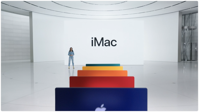 A slide from Apple
