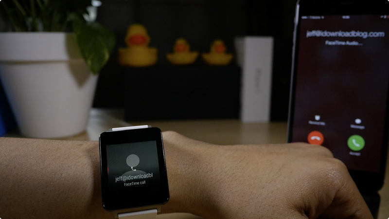 Android Wear FaceTime