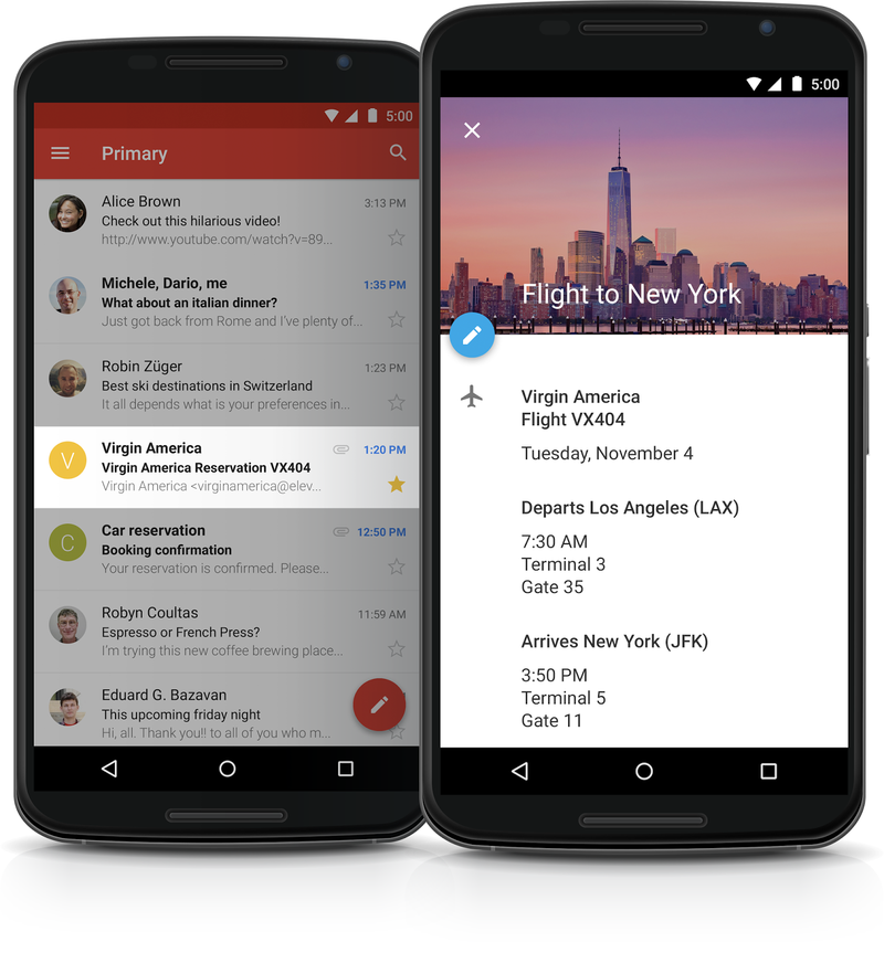 Google Calendar (Android, Material Design 001)