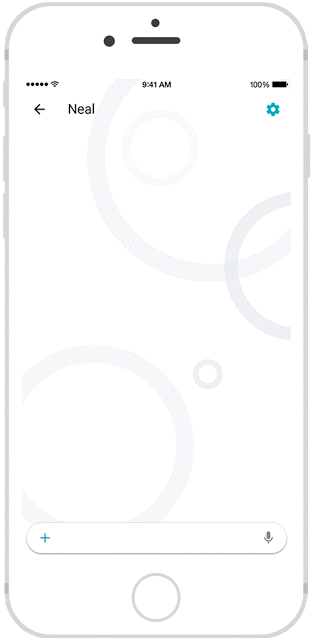 Animation 002 des réponses intelligentes de Google Duo