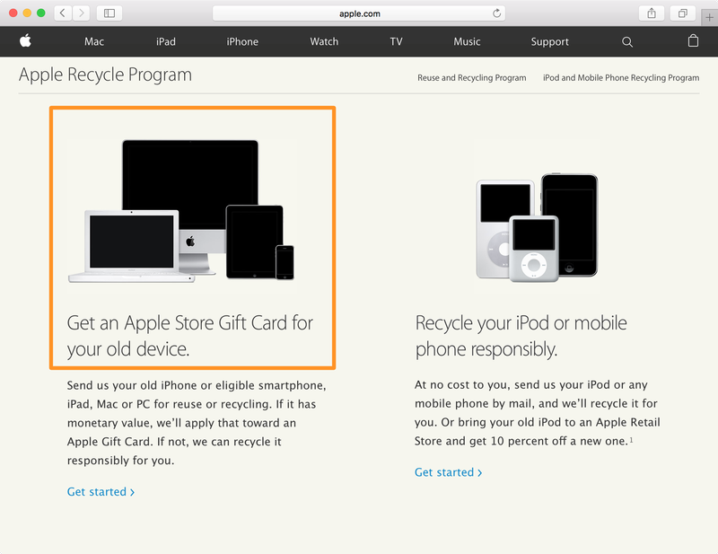 tutoriel de carte-cadeau de recyclage apple tech 1
