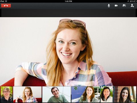 google+ hangouts ipad