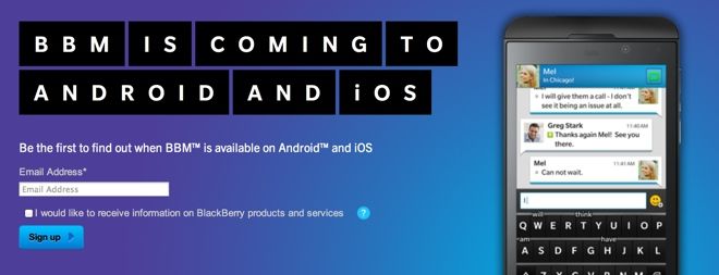 BlackBerry Messenger coming to iOS (teaser 002)