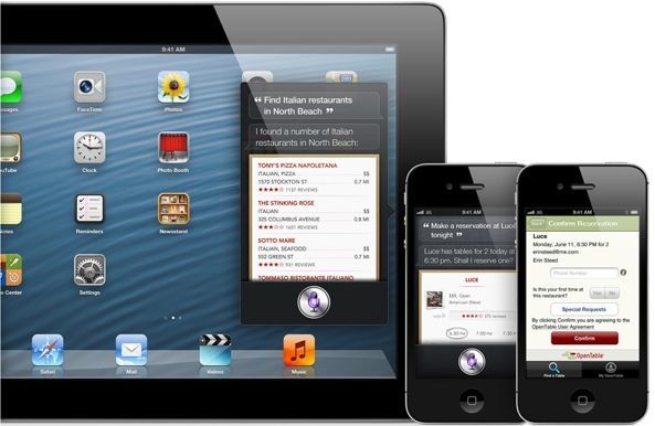 iOS 6 (Siri, Restaurants)
