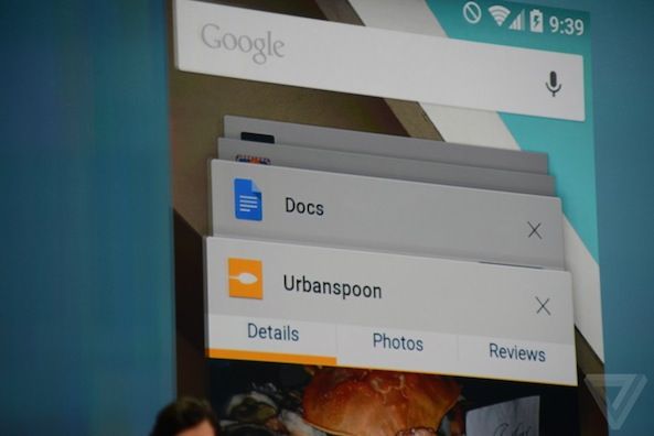 Multitasking Android L